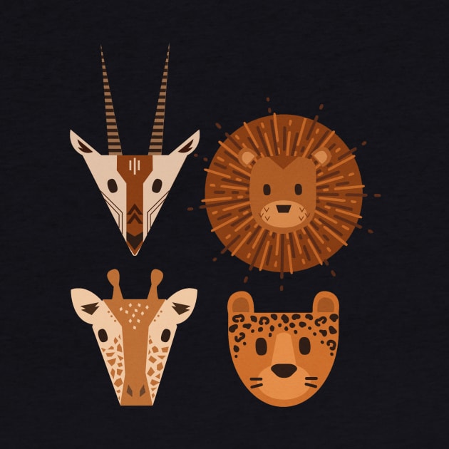 Safari Creatures by MegDig Design